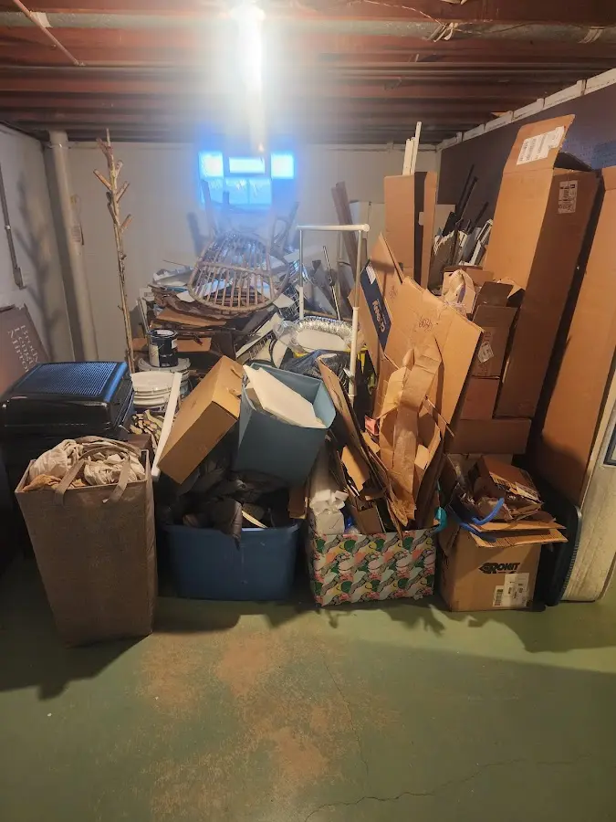 Roll-off dumpster container at job site for Construction Dumpster Rental in Croton-on-Hudson